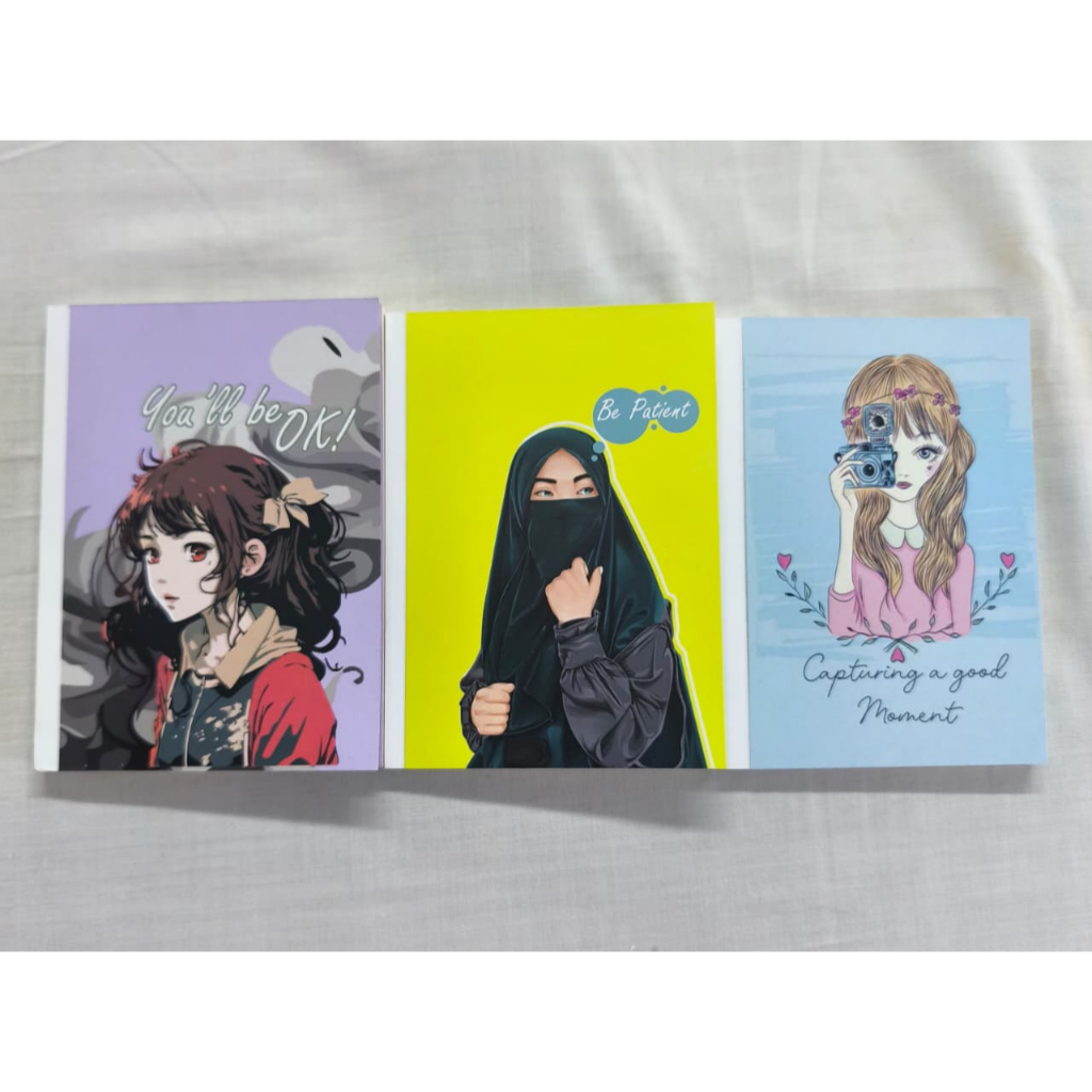 

NOTEBOOK AESTHETIC dengan berbagai motif. isi 50 lembar/ menggambar sketsa / coretan anak / souvenir / hadiah