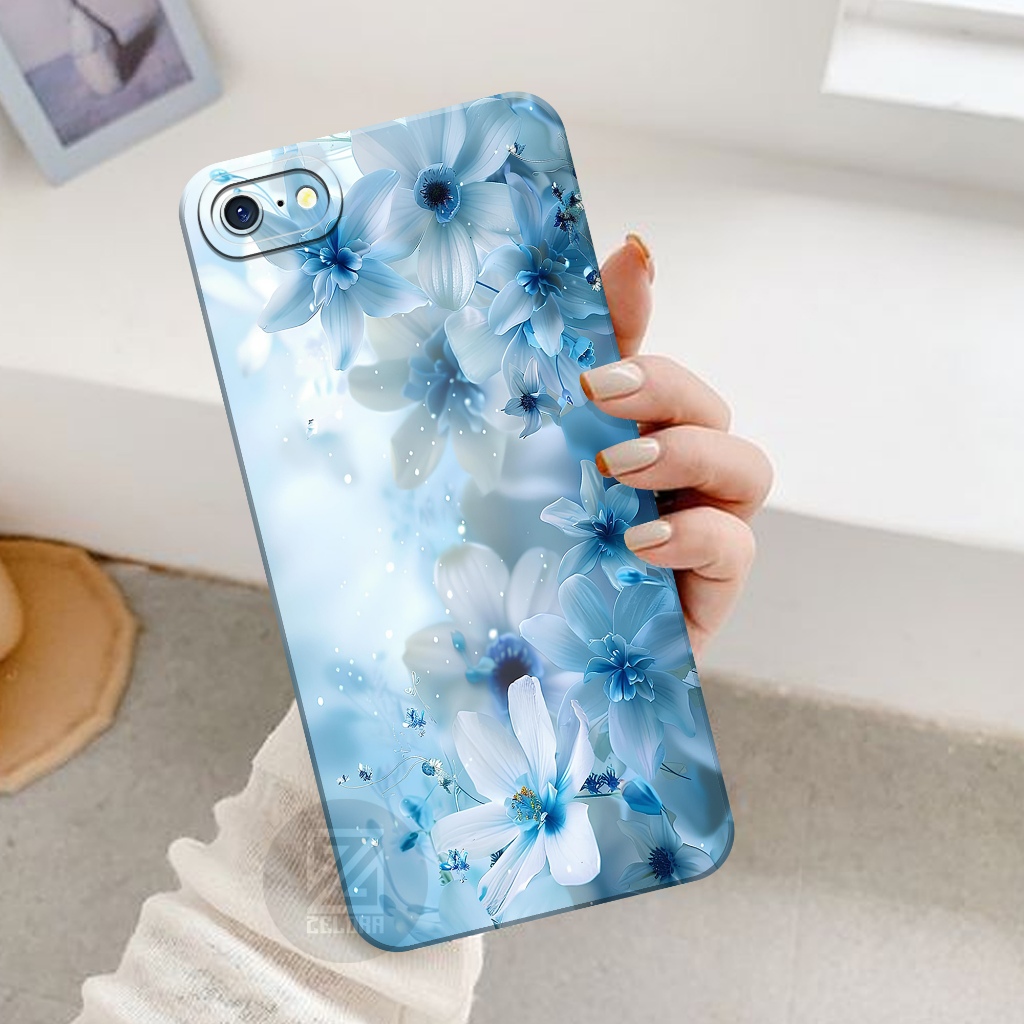 Casing Oppo A71 ZELORA Fashion Case Bunga Softcase Oppo A71 Case Oppo A71 Silikon Cover Pelindung Ha