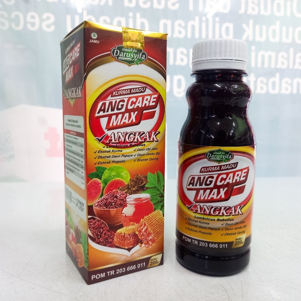 Angcare Max Sari Kurma Madu Angkak Darusyifa 200gr