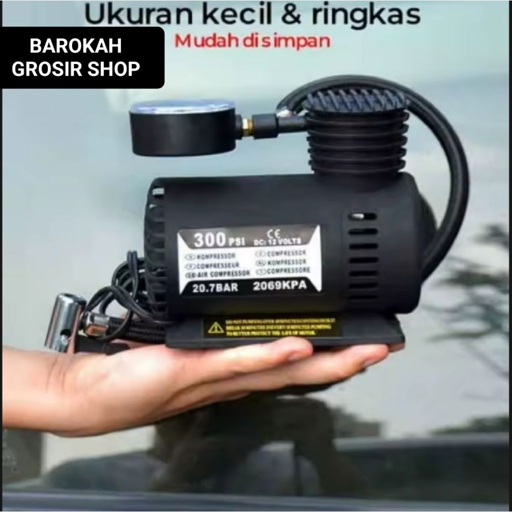 Kompresor Angin Listrik Kompresor Mini Pompa Ban Mobil Motor Elektrik Mini Pompa Angin  Air Compress