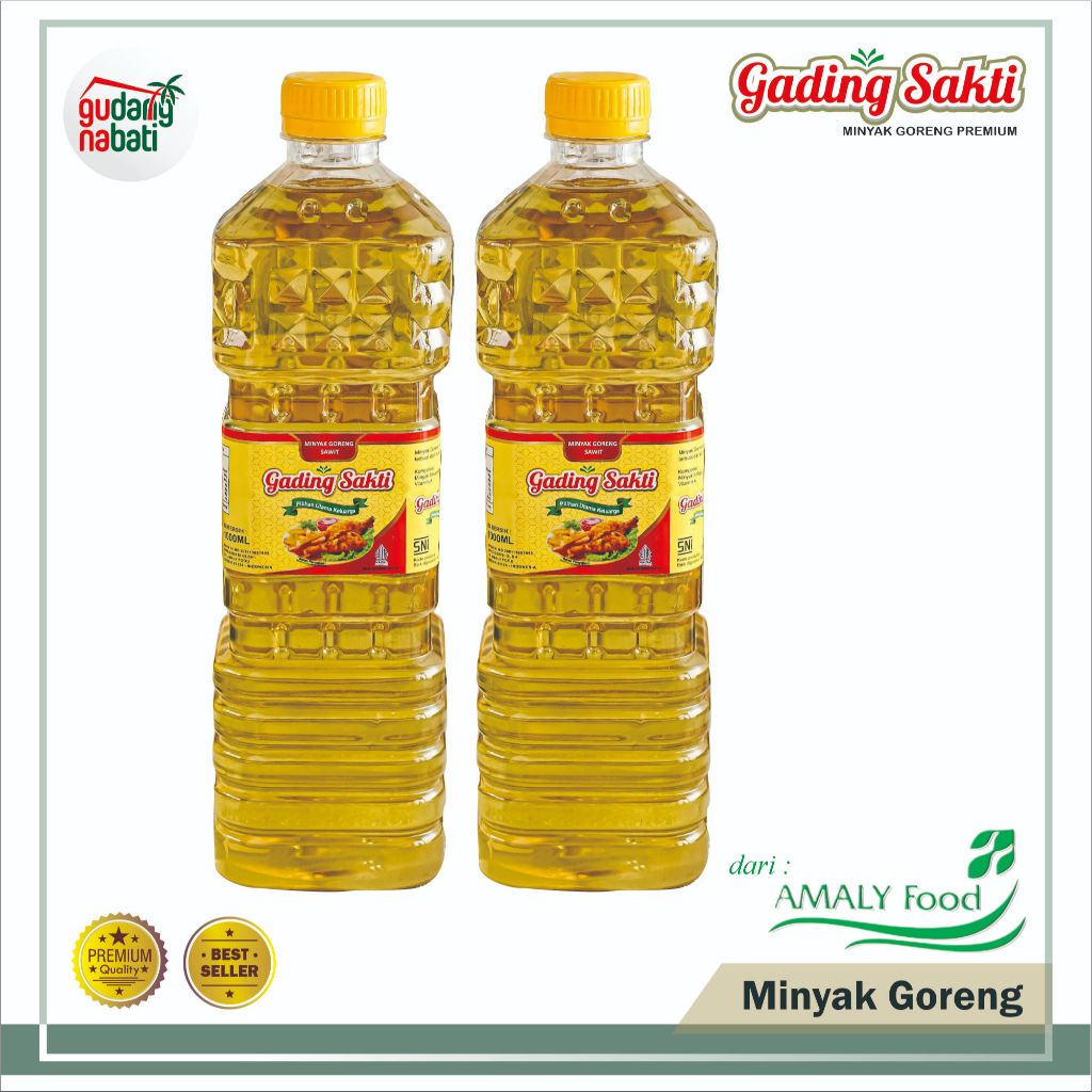 

Minyak Goreng Gading Sakti 800 ml Liter Murah Kemasan Botol / Refill / Dus Promo Gurih Halal BPOM