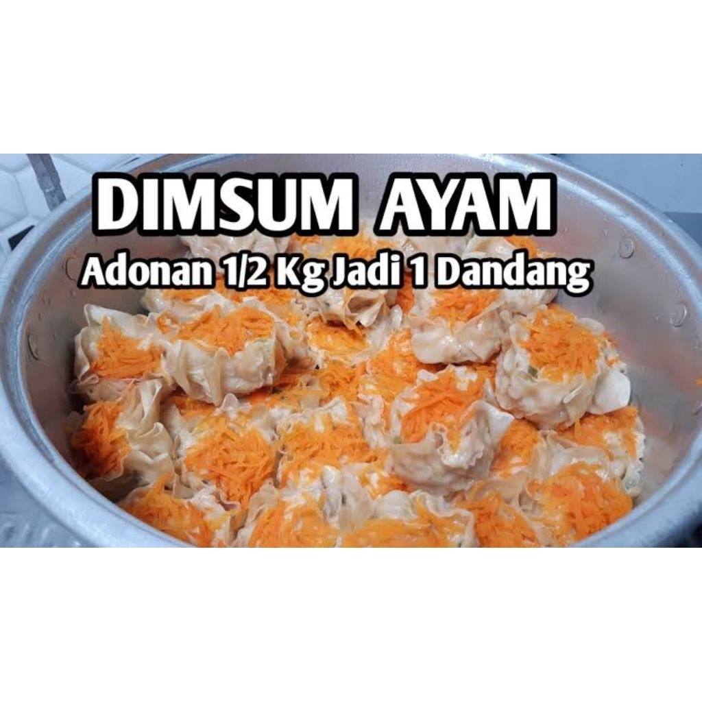 

Adonan Dimsum Full Ayam Saus Mentai Chili Oil