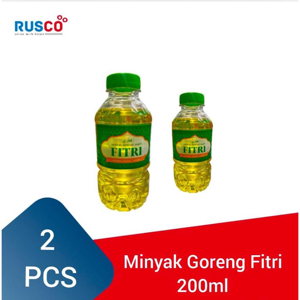 

[ PAKET 2 PCS ] Minyak Goreng FITRI 200 ml