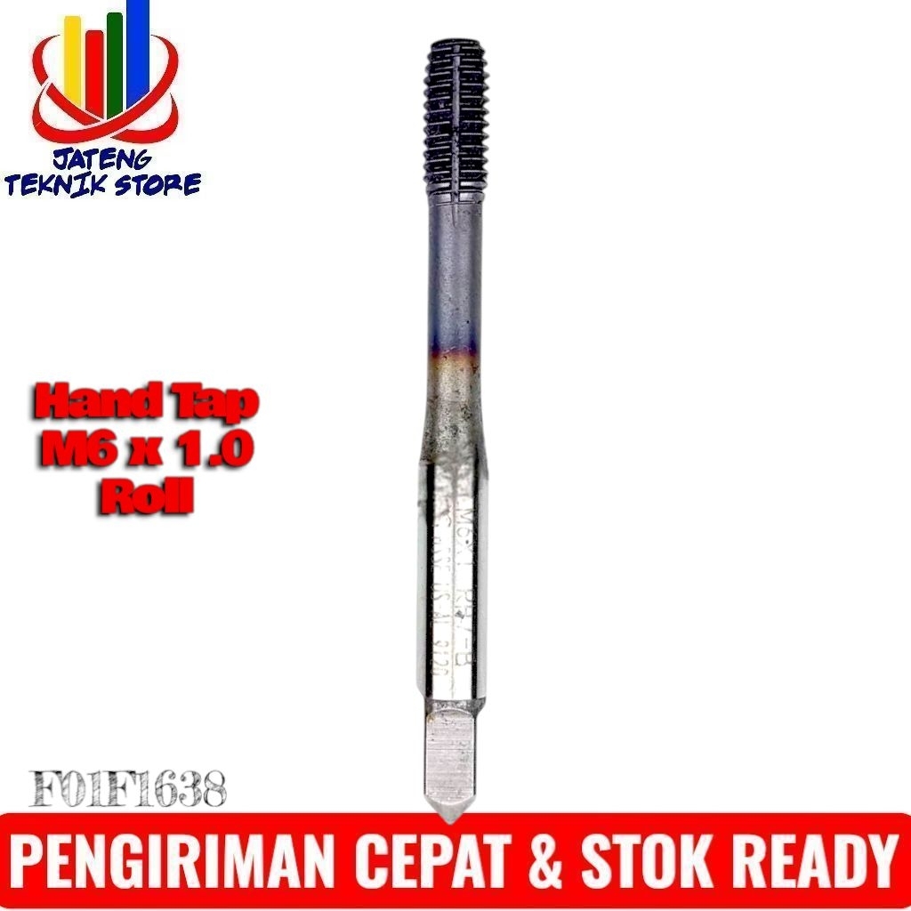 Hand Tap M6 x 1.0 Roll Tap HSS-E OSG Bukan Yamawa