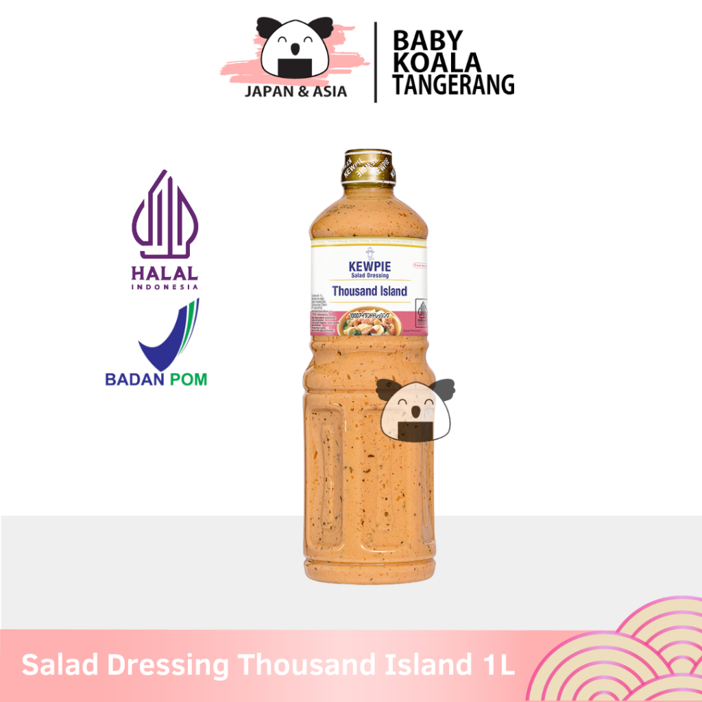 

KEWPIE Salad Dressing Thousand Island 1 liter │ Saus Salad Buah Sayur -BKT