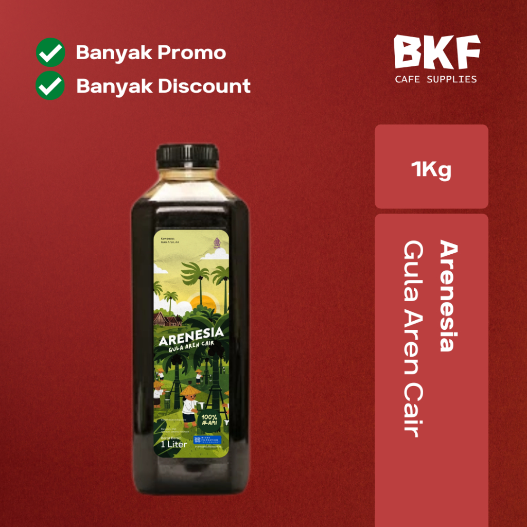 

Gula Aren Arenesia Cair Organik/Liquid Palm Sugar Organik 1 liter