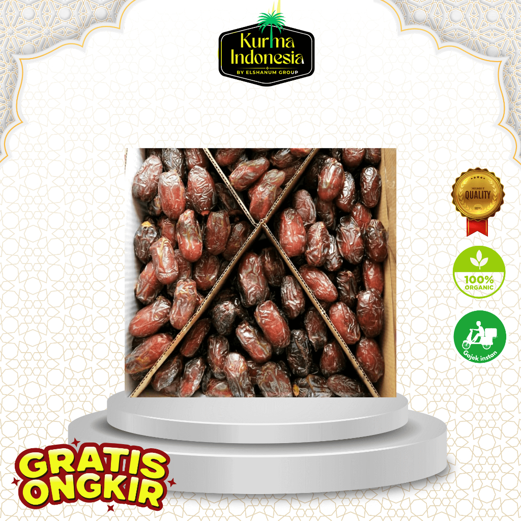 KURMA MEDJOOL DATES 5KG JUMBO / KURMA MEDJOOL CALIFORNIA / MEDJOOL JUMBO NATURAL / OLEH OLEH HAJI