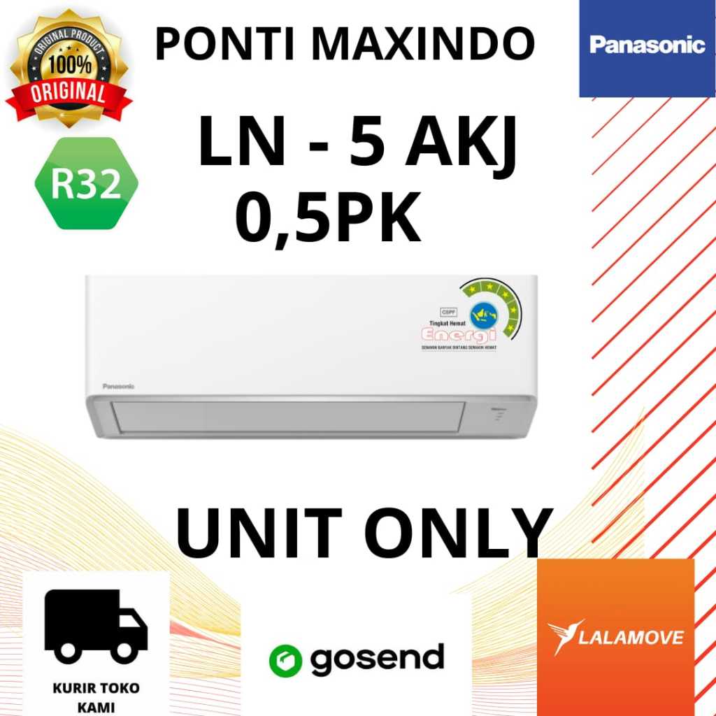 AC PANASONIC 1/2 PK LN - 5AKJ - UNIT ONLY