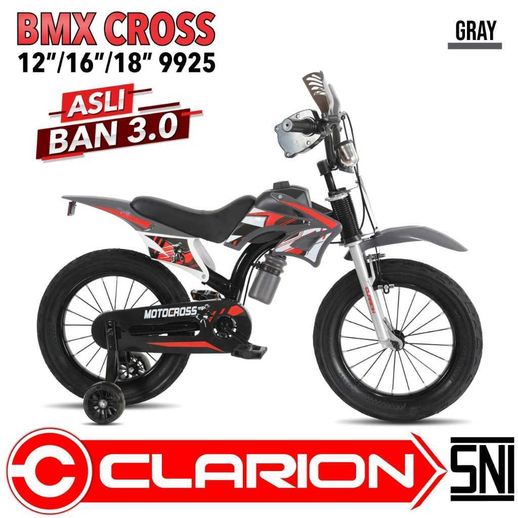 Sepeda model motor trail sepeda anak 18 inch CLARION 9925 BAN BESAR SEPEPA MOTOR CROSS GOES SEPEDA T