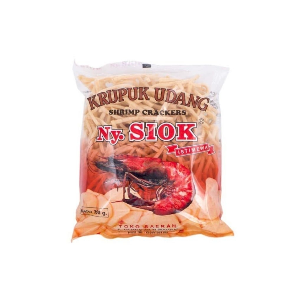 

Ny. Siok Istimewa Krupuk Udang Stik 500gr