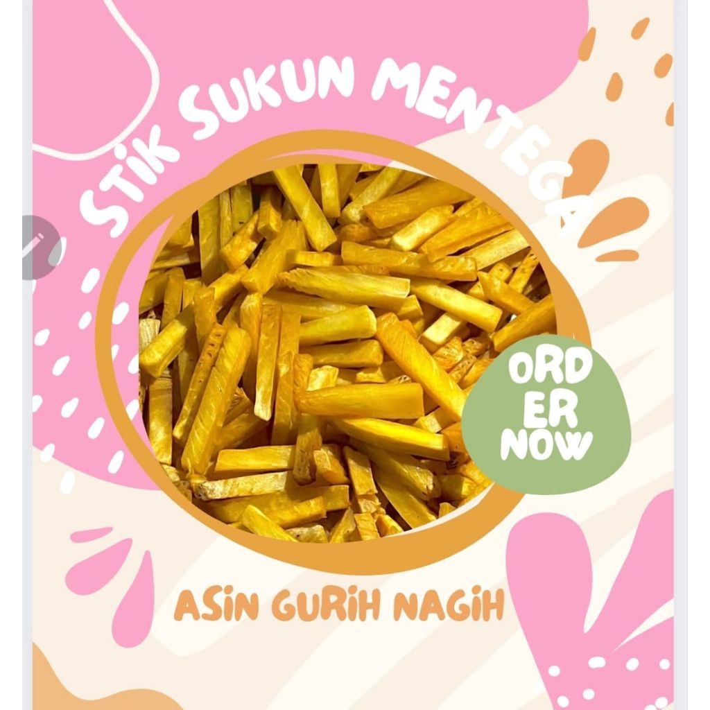 

Stick Sukun Mentega 250Gram Grade A Jajan Asin Gurih Camilan Murah