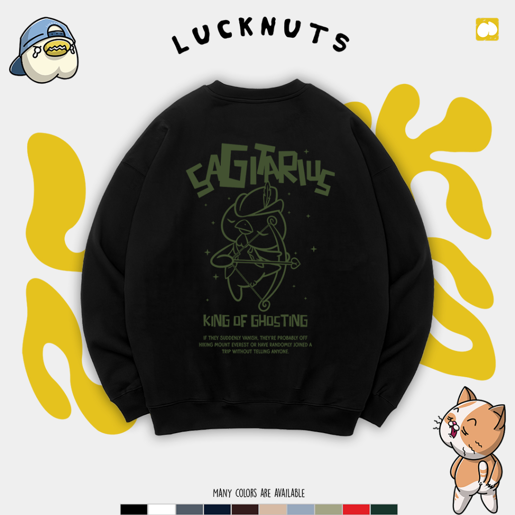 Lucknuts Crewneck SAGITARIUS ZODIAC