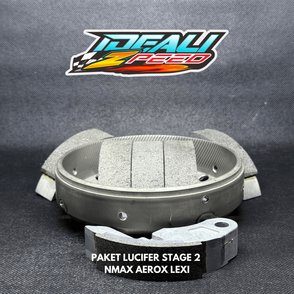 PAKETAN LUCIFER OBAT GREDEG TOPSPEED (Mangkok Ganda dan Kampas Ganda Pantekan) All Matic by Idealizp