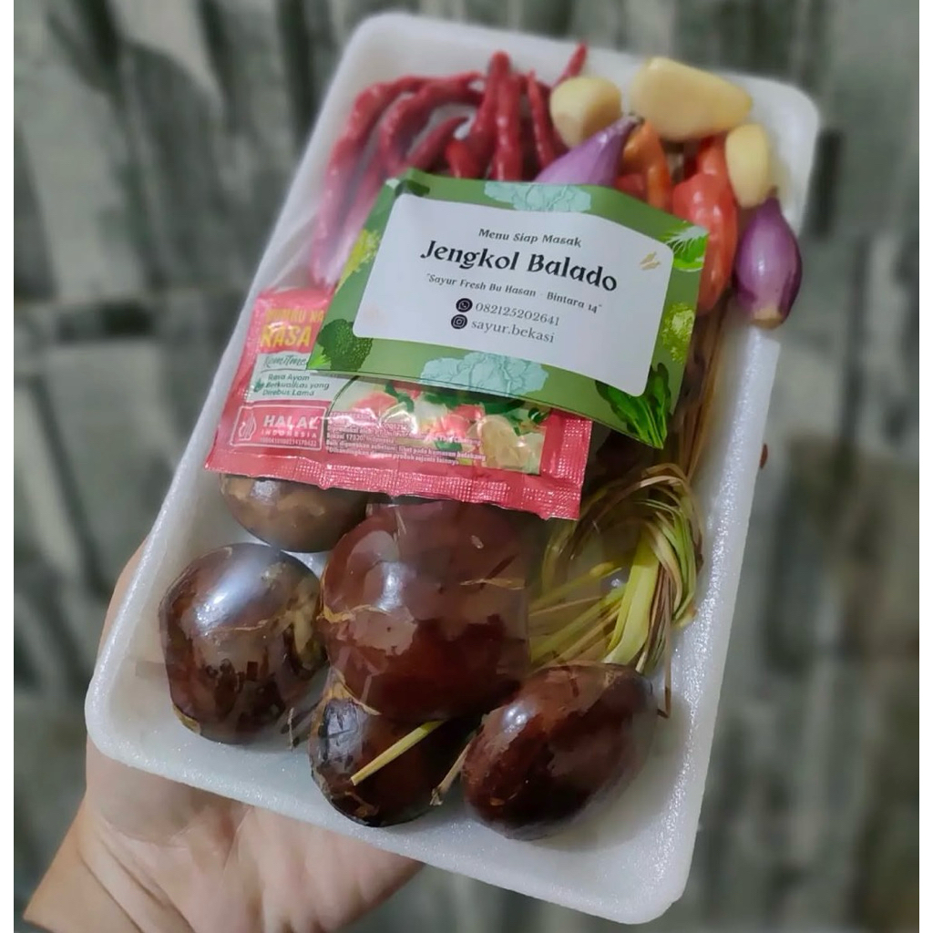 

jengkol balado siap masak+bumbu / keranjang sayur bekasi