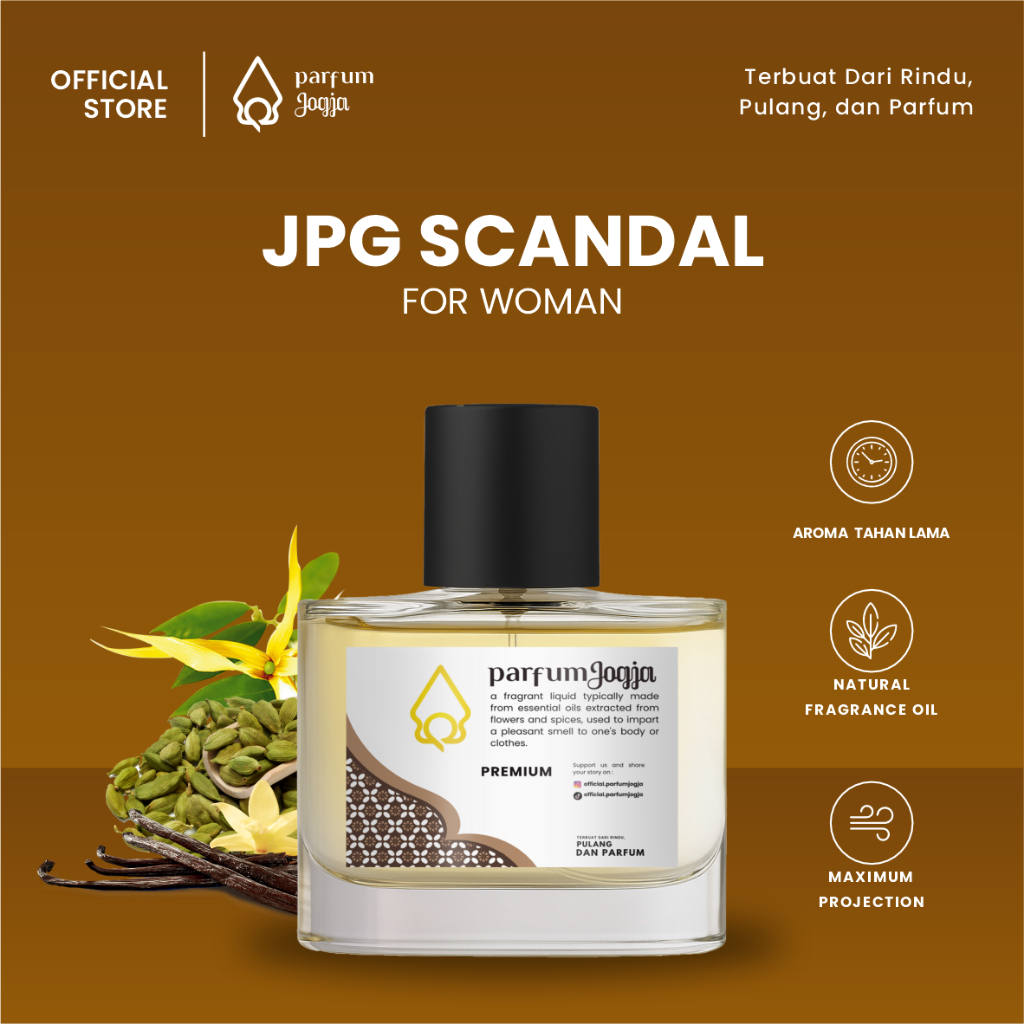 Parfum Jogja Malioboro - JPG SCANDAL - Premium - EDP - Aroma Bold & Sensual