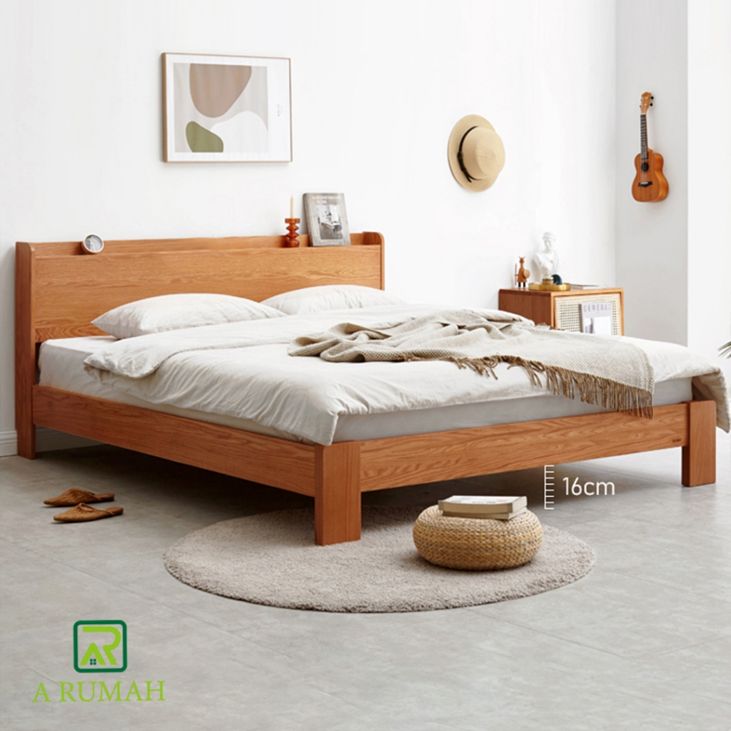 Dipan tempat tidur   / dipan kayu solid minimalis / divan kasur / sandaran tempat tiidur / divan min