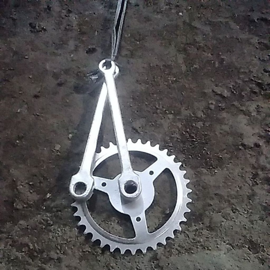 GIR DEPAN SEPEDA 36T BEKAS ADA KOTOR TAPI MASIH OK