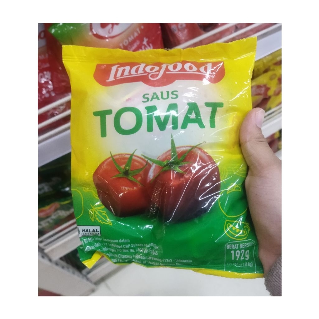 

INDOFOOD SAUS TOMAT ISI 3 PAK (1 PAK ISI 24 SACHET)