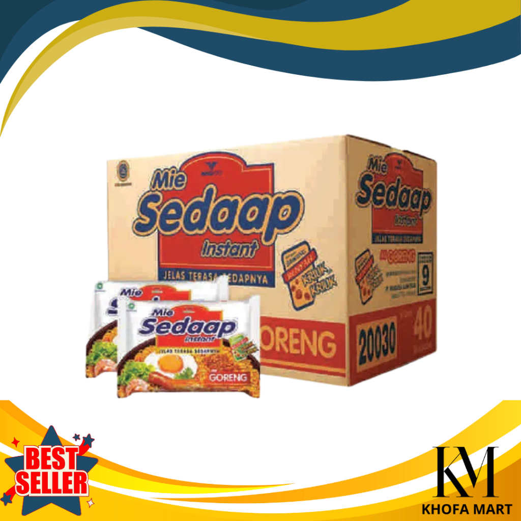 

Mie Sedaap Goreng – 1 Dus Isi 40 Bungkus | Original, Fresh & Ready Stock