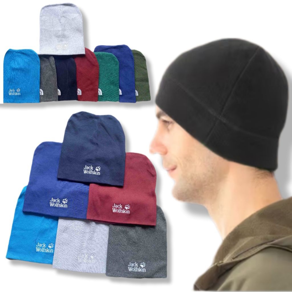 Kerpus Outdoor Jw Wool Winter - Topi Skyboo Tebal Kupluk Gunung - Beanie Hat