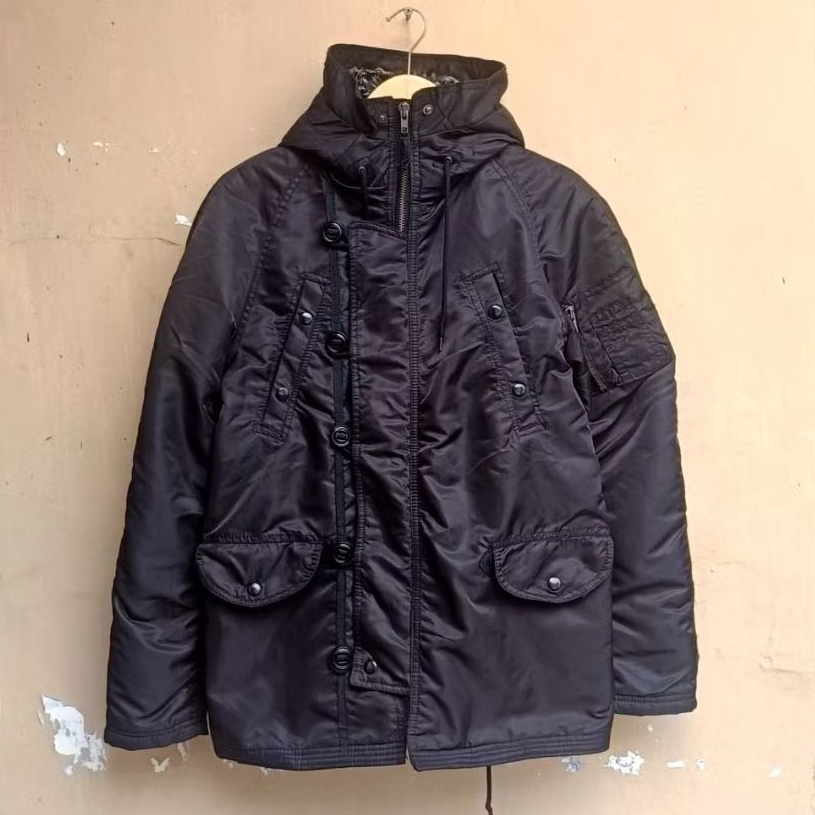 Jacket parka military back number japan vintage