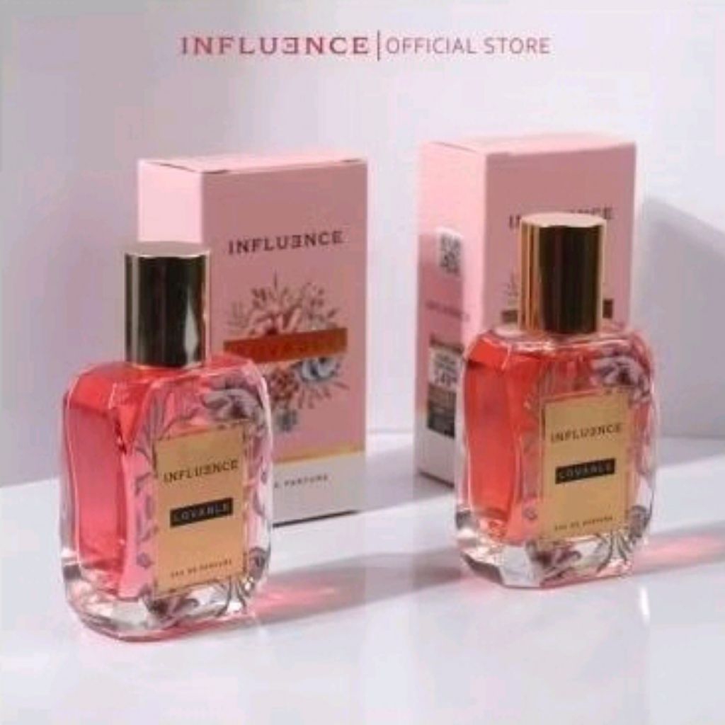 Promo parfum wanita 30ml INFLUENCE Lovable & Glamour  wangi fresh dan tahan lama | 30ml