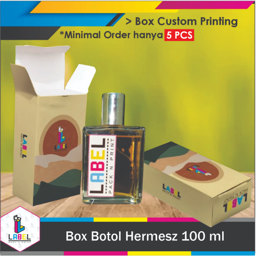 

Dus Packaging / Box Parfum Hermesz 100ml Custom Desain 6,4x4x11,5Full Print