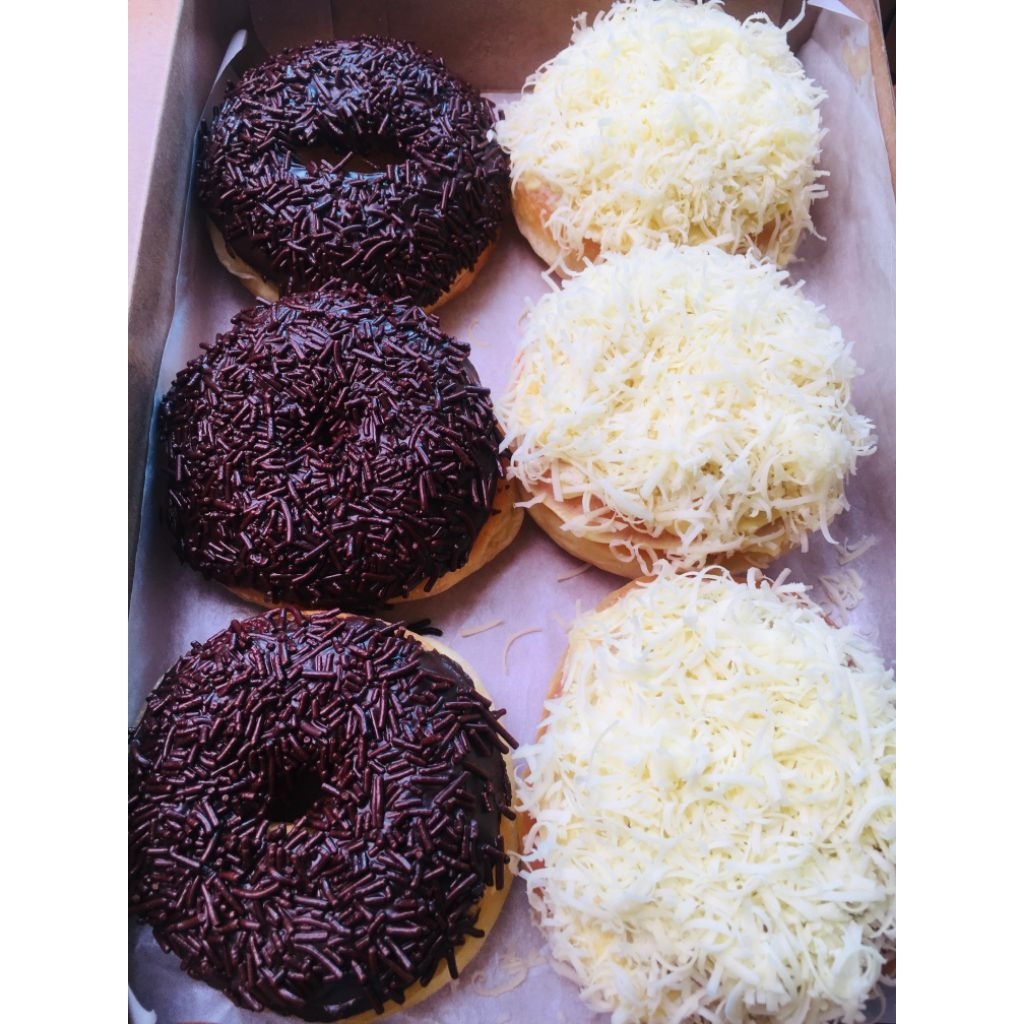 

[6 pcs] Donat Kentang Mixed Toppings - Donat Kentang Jadul Series by Onyi Donuts