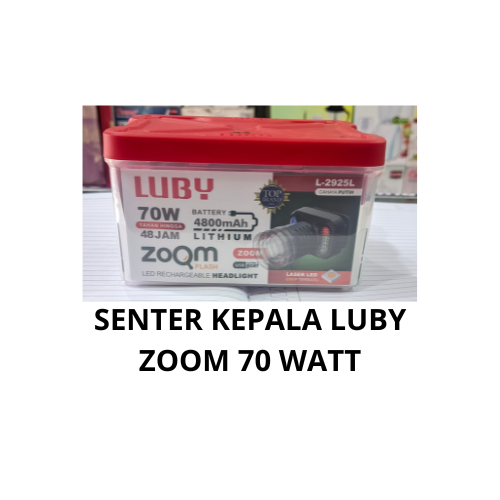 SENTER KEPALA LUBY 7 0WATT ZOOM