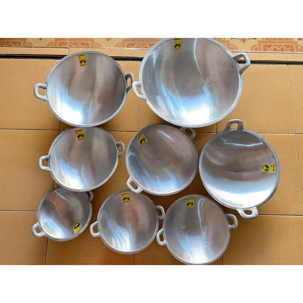 WAJAN ALUMINIUM KOMODO / KUALI KUPING ALUMINIUM / WAJAN UNTUK MEMAMASAK