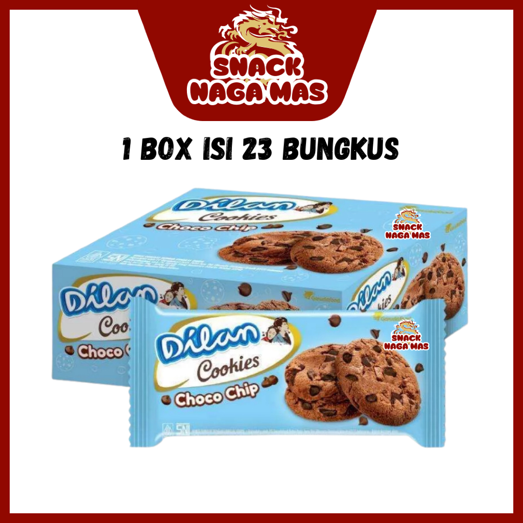 

DILAN COOKIES CHOCO CHUOS BOX RASA COKELAT[1 BOX ISI 23 BUNGKUS]
