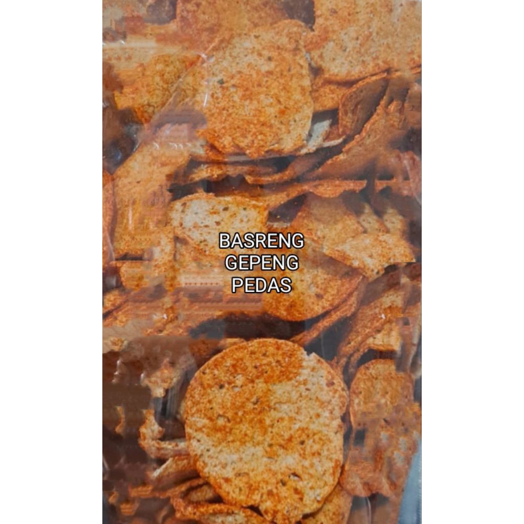 

BASRENG GEPENG 50 GRAM BALADO / PEDAS / KEJU MANIS