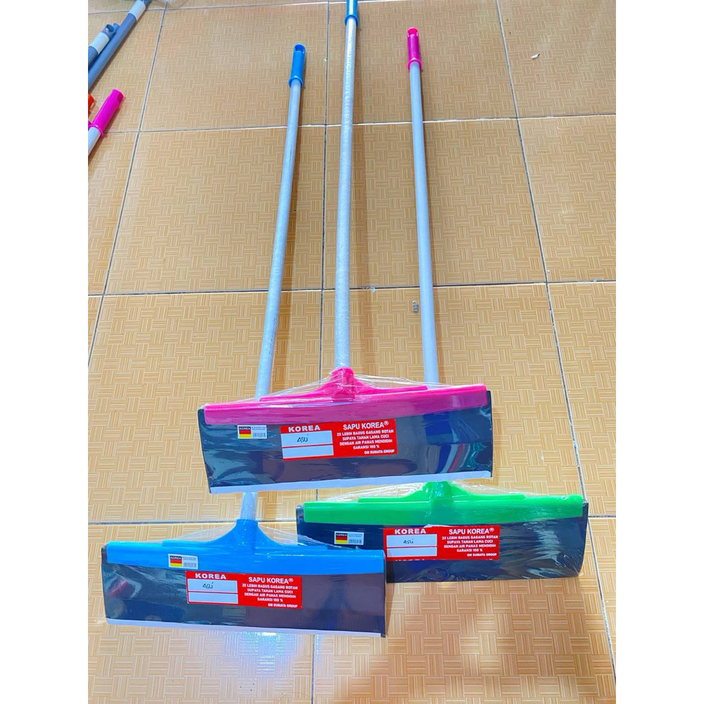 SAPU DORONG AIR KARET KOREA / WIPER LANTAI KARET / PEL LANTAI KARET