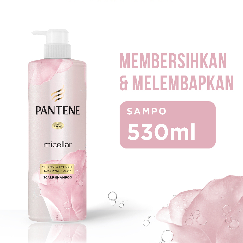 Pantene Micellar Shampoo Conditioner Cleanse and Hydrate Rose Water Extract / Micellar Detox and Pur