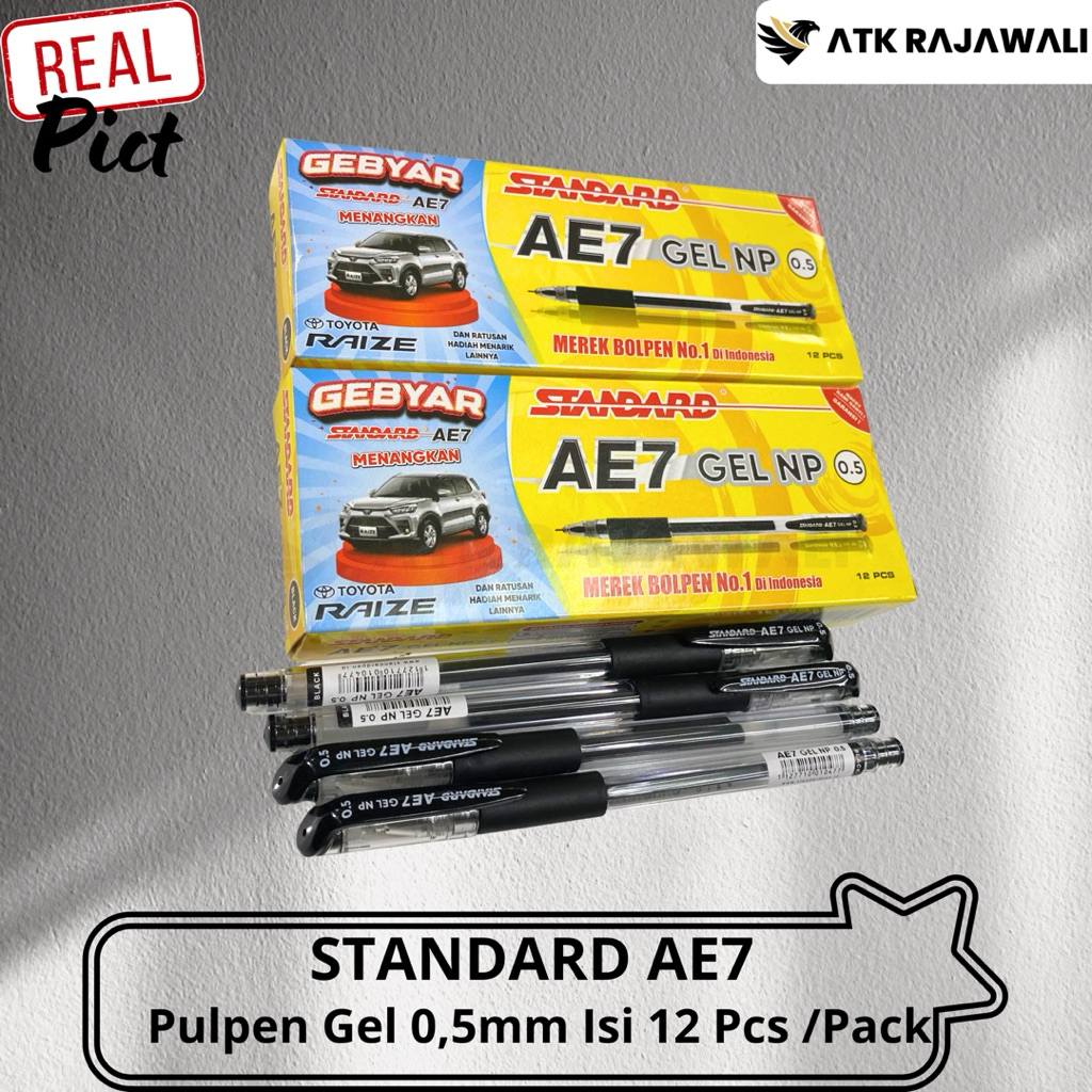 

Pulpen Standard AE7 Gel NP 0.5 (12Pcs/Pack)