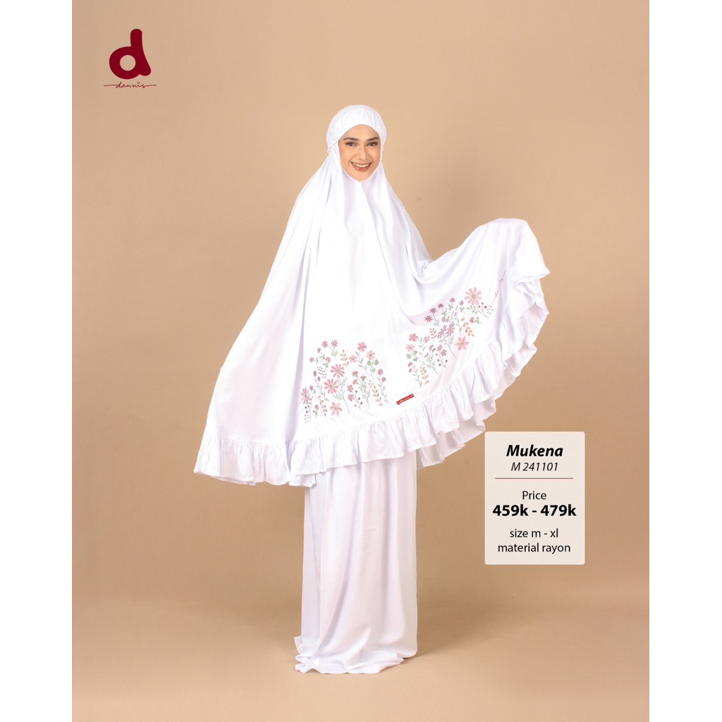 sale 20% / M241101 / mukenah size L / dannis / mukenah terbaru / mukenah dewasa / mukenah rayon / mu