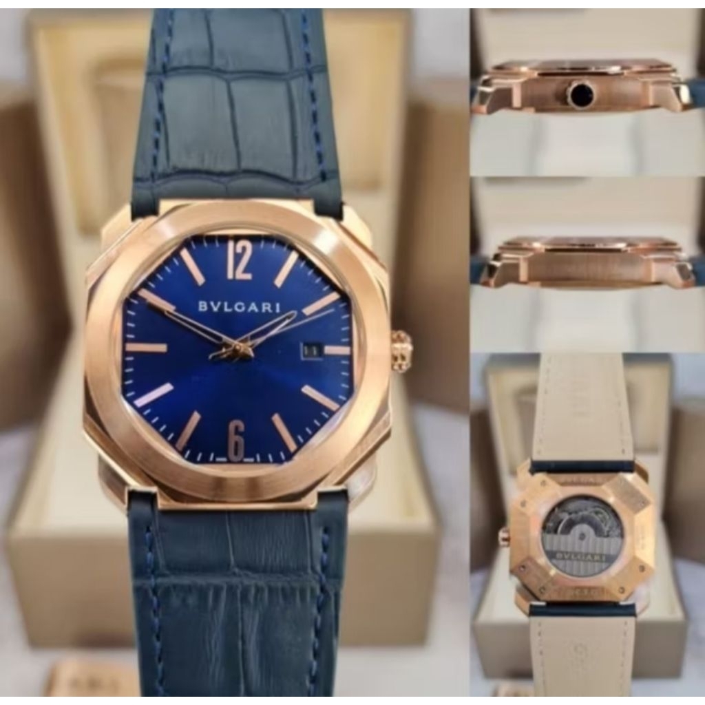 Jam tangan bulgari pria kulit terlaris