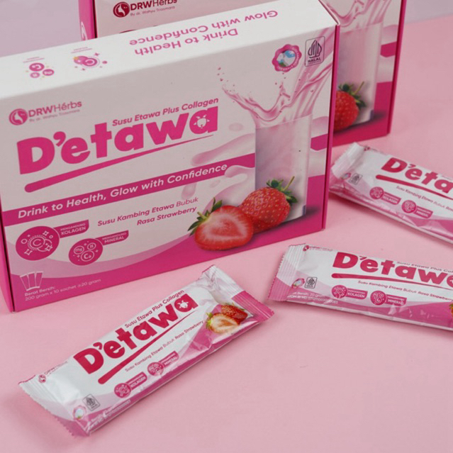 

D ETAWA SUSU KAMBING DrW Skin Care / SUSU COLLAGEN DrW / MINUMAN COLLAGEN
