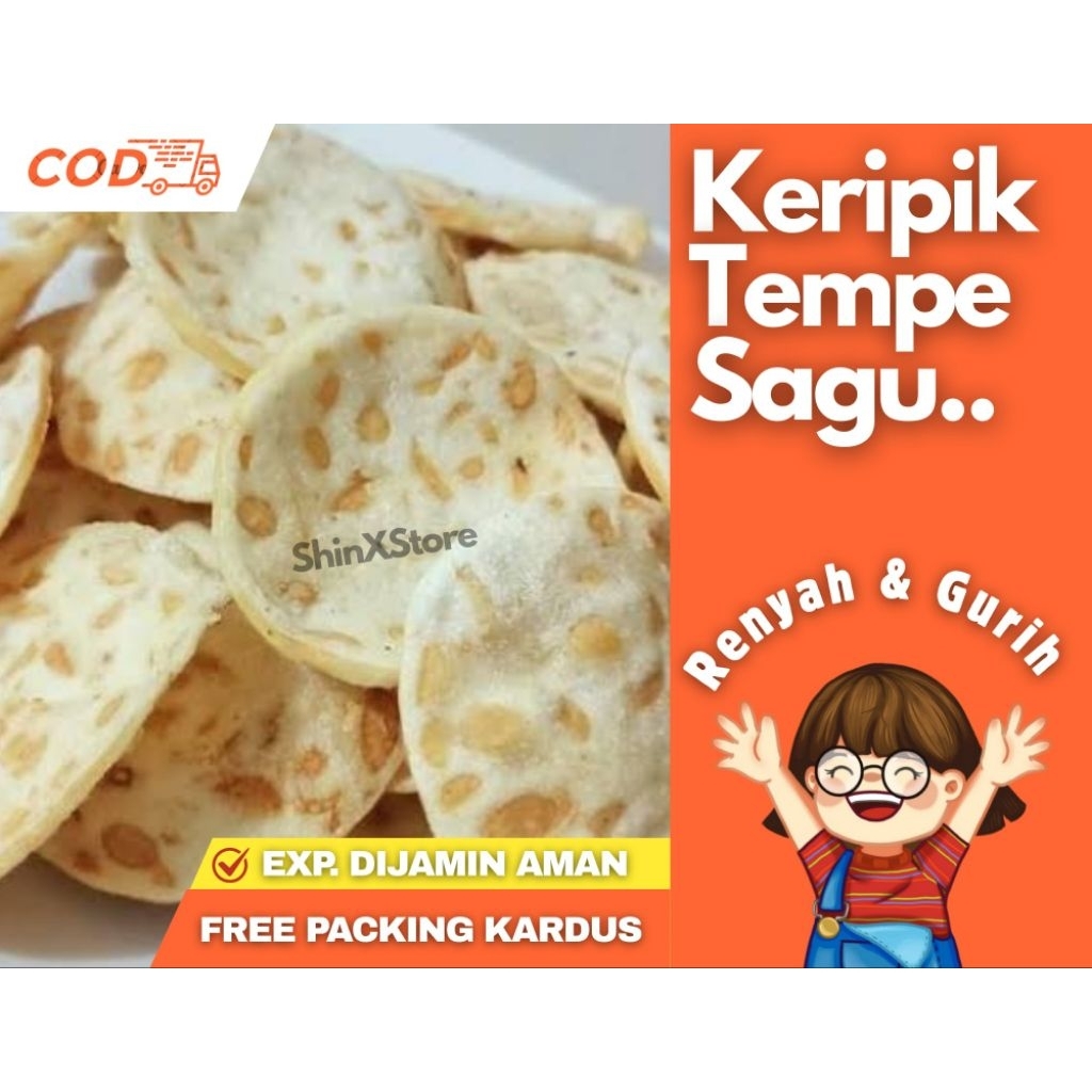 

Keripik Tempe Sagu Renyah Gurih – Camilan Tradisional – Snack Sehat