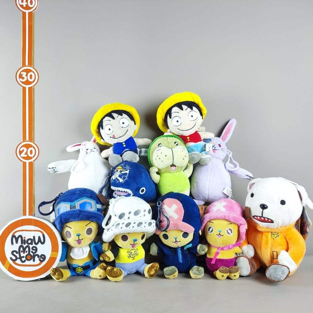 Ganci Gantungan Kunci Boneka Tony Chopper Luffy Laboon Kunfu Dugong Lapahn Original One Piece