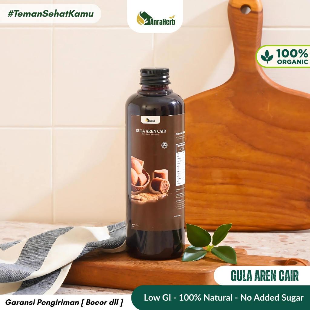 

AnraHerb Gula Aren Cair 250ml Murni | untuk Kopi Masakan Minuman Harian Diet Sehat Keluarga