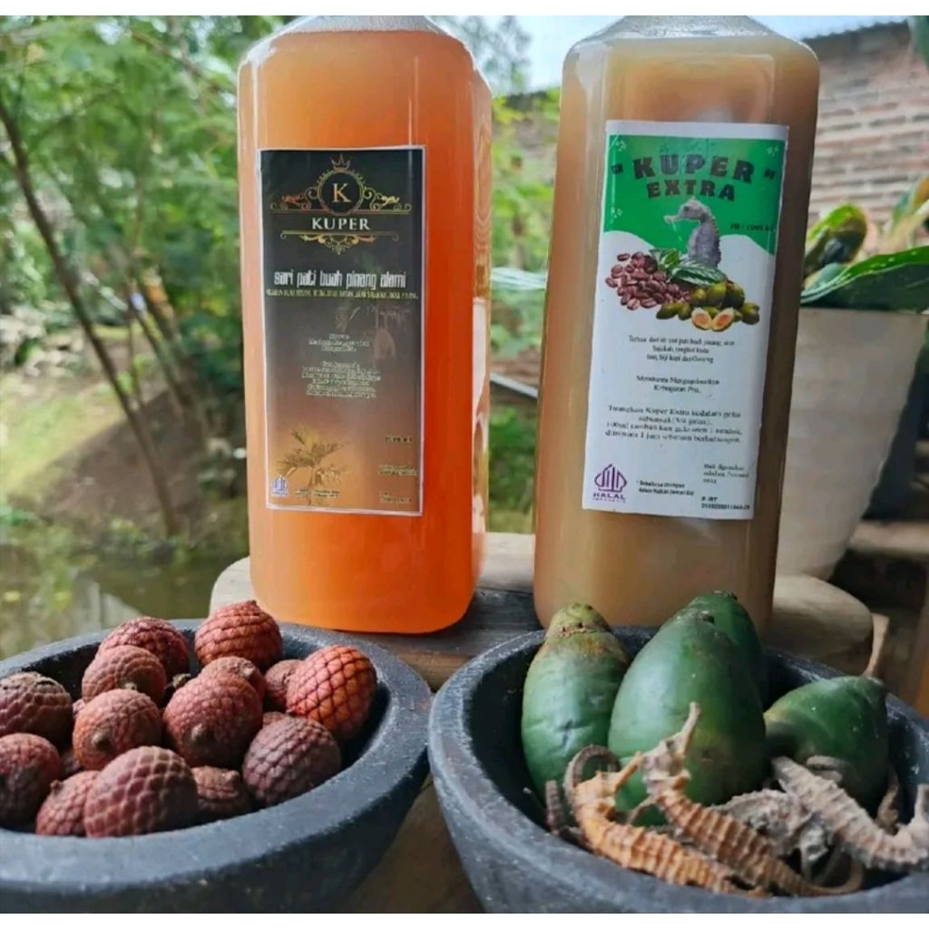 

Saripati buah pinang 500 ml + Tangkur kuda laut ,robusta500 ml