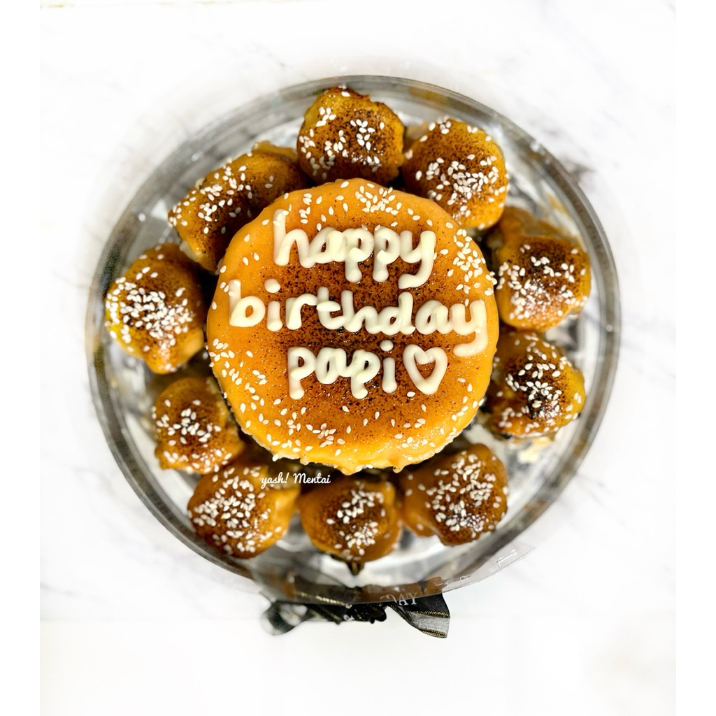 

1tier Mix Small Mentai Cake | Birthday Cake | Kue Ulang Tahun | Dimsum Cake | Dimsum Mentai | Mentai Cake | Sushi Cake | Cake Anniversary