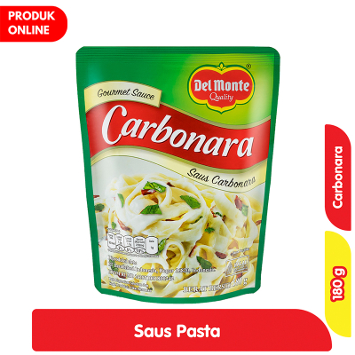 

Del Monte Sauce Carbonara Original 180 gram
