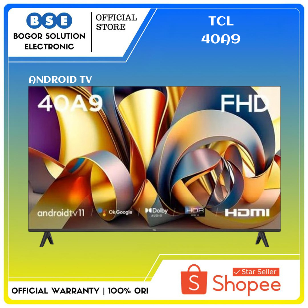 TV TCL 40 Inch Google TV TCL 40A9 Android Google TV TCL A9 40 Inch HD