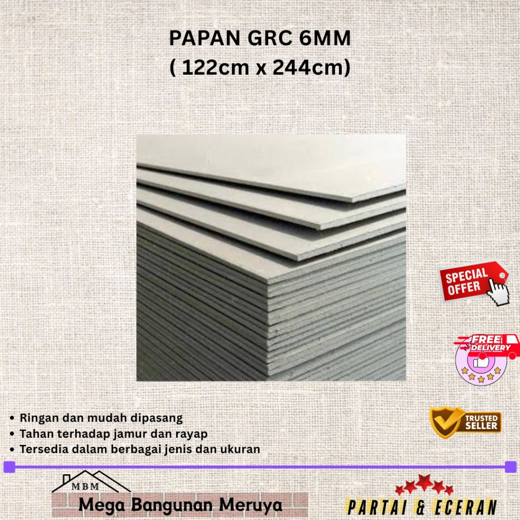 

Papapn Grc / Grc Board 1220X2440Mm