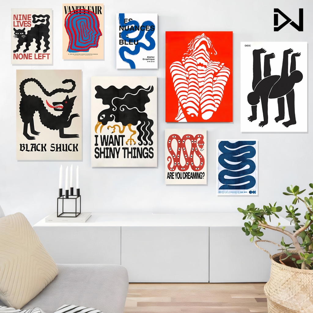POSTER DINDING MDF AESTHETIC | DEKORASI DINDING AESTHETIC | DELUSIONWALL | POSTER MDF | HIASAN DINDI