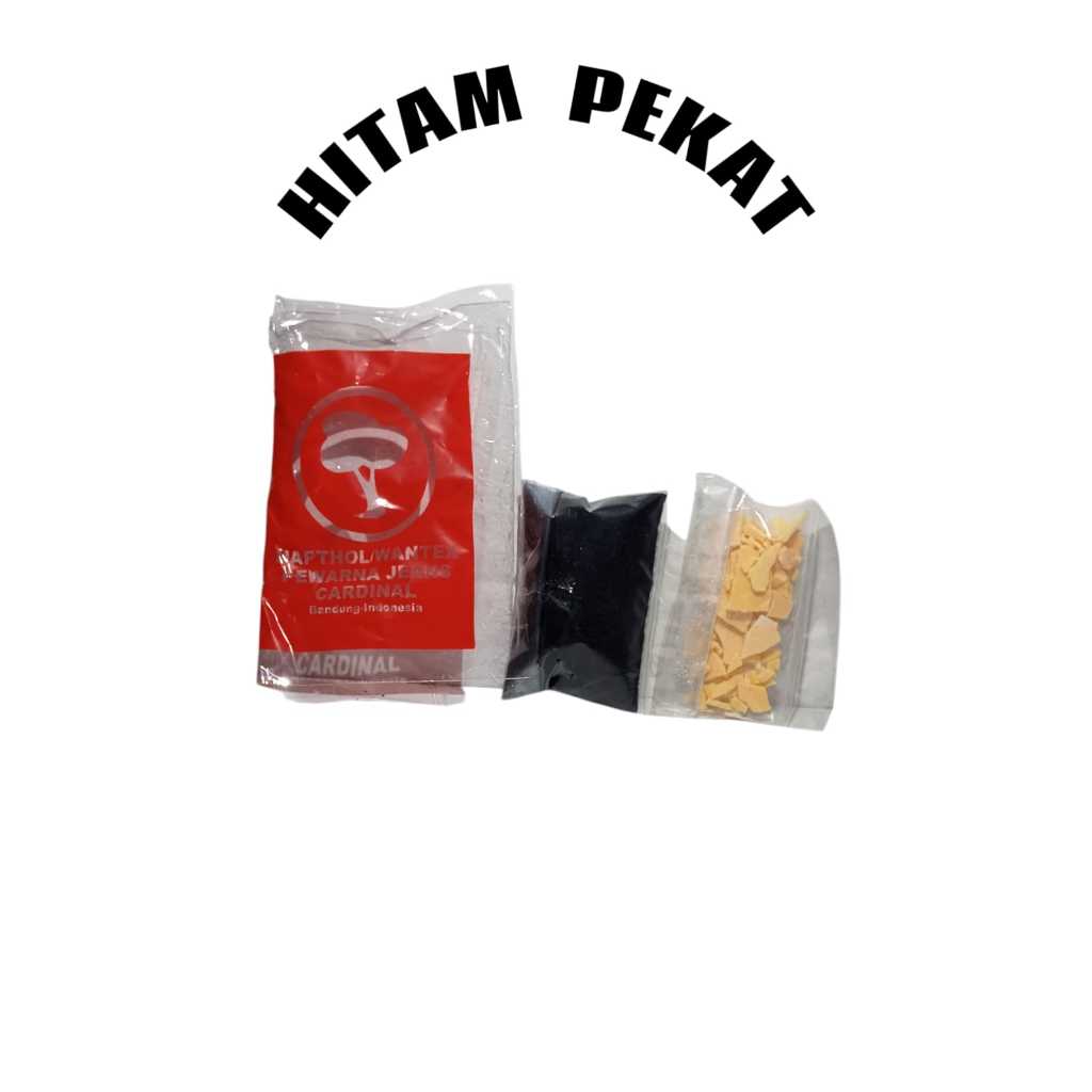 PEWARNA PAKAIAN 60gr(naptol) hitam