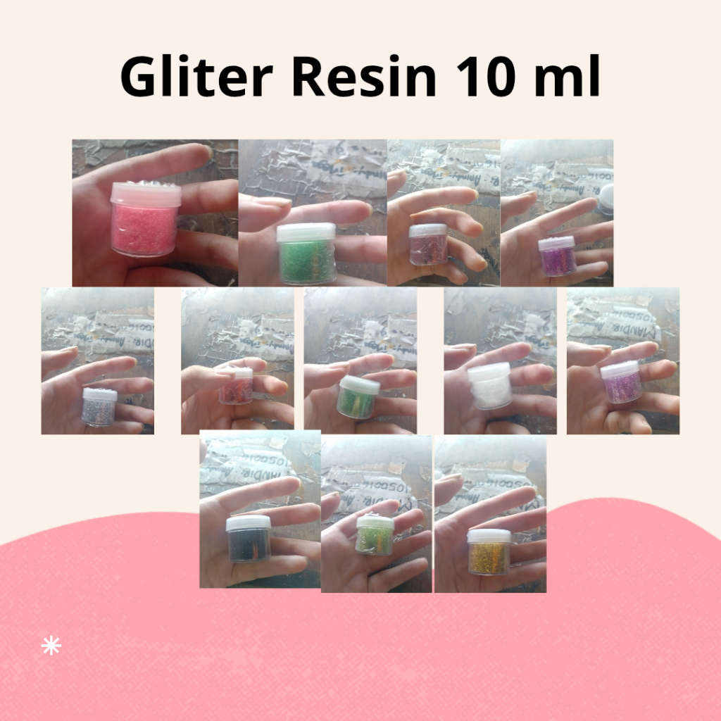 

Gliter resin 10 ml