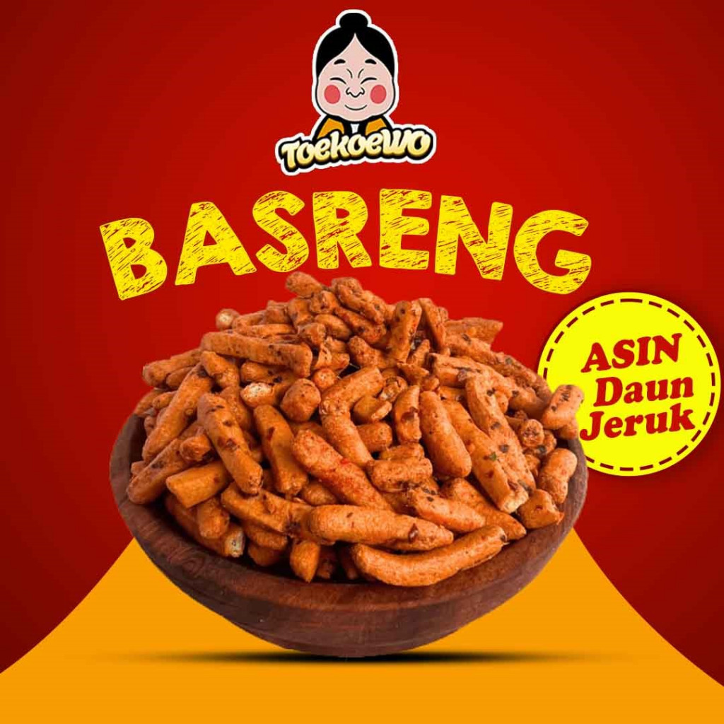 

Toekoewo - Basreng Pedas Daun Jeruk Cemilan Gurih 1kg / 500 g / 100 g